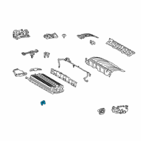 OEM 2022 Lexus UX250h Block, Hv Battery Terminal Diagram - G92Z2-47070