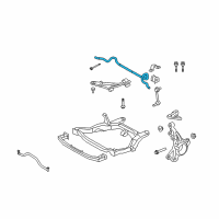 OEM Lincoln MKX Stabilizer Bar Diagram - 7T4Z-5482-A