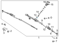 OEM 2022 Kia Carnival BEARING Diagram - 56551R0000