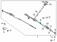 OEM 2022 Kia Carnival ROD ASSY-TIE Diagram - 56540R0000