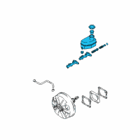 OEM 2005 Hyundai Elantra Cylinder Assembly-Brake Master Diagram - 58510-2D530