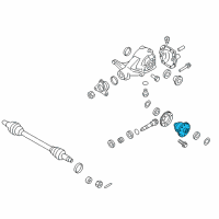 OEM 2013 Hyundai Genesis Case Assembly-Differential Diagram - 53020-3C000