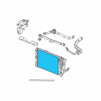 OEM Jeep Patriot Engine Cooling Radiator Diagram - 5191249AA