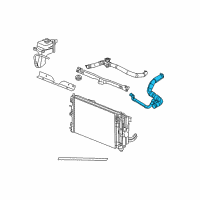 OEM Jeep Patriot Hose-Radiator Outlet Diagram - 68189361AB