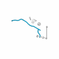 OEM 2012 Hyundai Santa Fe Bar-Front Stabilizer Diagram - 54811-2B000