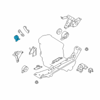 OEM Nissan Sentra Engine Mounting Insulator, Front Diagram - 11210-5U000