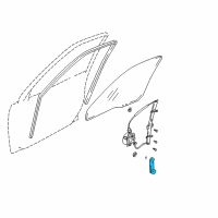 OEM 2004 Chevrolet Tracker Handle, Door Window Regulator (On Esn) *Gray Diagram - 30027776