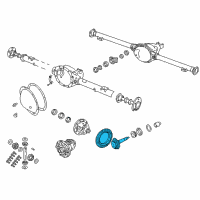 OEM Dodge Durango Gear Kit-Ring And PINION Diagram - 5010321AD