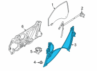 OEM 2021 BMW M440i xDrive WINDOW LIFTER WITHOUT MOTOR Diagram - 51-33-5-A2A-961