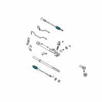 OEM Hyundai Tiburon Bellows-Steering Gear Box Diagram - 57740-2D000