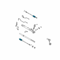 OEM 2007 Hyundai Tiburon Bellows-Steering Gear Box Diagram - 57740-2D000