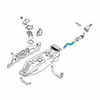 OEM 2019 Ford Ranger Filler Hose Diagram - KB3Z-9047-B