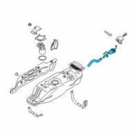 OEM 2019 Ford Ranger Filler Pipe Diagram - KB3Z-9034-A