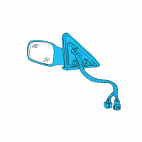 OEM 2004 Lincoln Town Car Mirror Diagram - 4W1Z-17682-BA