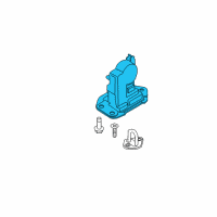 OEM 2016 Nissan Juke Trunk Lock Actuator Motor Diagram - 90502-CV00A