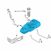 OEM 2018 Nissan NV200 Fuel Tank Assembly Diagram - 17202-3LM0C