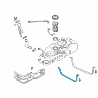 OEM 2019 Nissan NV200 Band Assy-Fuel Tank Mounting Diagram - 17406-3LM0A