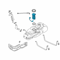 OEM 2016 Nissan NV200 Complete Fuel Pump Diagram - 17040-3LM0D