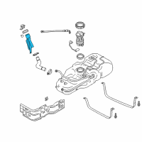 OEM 2013 Nissan NV200 Tube Assy-Filler Diagram - 17221-3LM0A