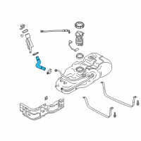 OEM 2013 Nissan NV200 Hose-Filler Diagram - 17228-3LM0B