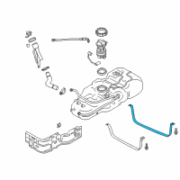 OEM 2013 Nissan NV200 Band Assy-Fuel Tank, Mounting Diagram - 17407-3LM0A