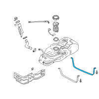 OEM 2018 Nissan NV200 Band Assy-Fuel Tank, Mounting Diagram - 17407-3LM0A