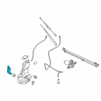 OEM 2016 Ford F-150 Washer Pump Diagram - JL3Z-17664-A