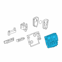 OEM Chevrolet Cruze Module Diagram - 13518843