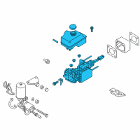 OEM 2013 Infiniti QX56 Cylinder Assy-Brake Master Diagram - 46010-1V81A