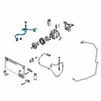 OEM 2006 Pontiac GTO AC Tube Diagram - 92186149