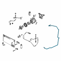 OEM 2005 Pontiac GTO Tube Asm-A/C Receiver & Dehydrator Diagram - 92209645