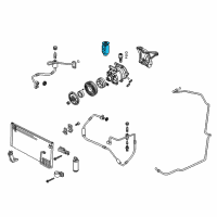 OEM Pontiac Valve, A/C Evaporator Thermal Expansion Diagram - 92117402