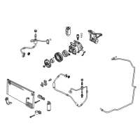 OEM Pontiac Valve, A/C Refrigerant High Pressure Service Diagram - 92145721