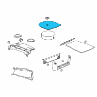 OEM 2016 Buick Regal Compartment Trim Diagram - 84089478