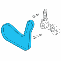 OEM Chevrolet Malibu Serpentine Belt Diagram - 12629347