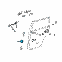 OEM 2013 Toyota 4Runner Check Strap Diagram - 68630-60120