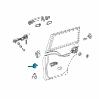 OEM 2010 Lexus GX460 Check Assy, Rear Door Diagram - 68630-60120