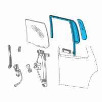 OEM 1992 Ford Explorer Run Channel Diagram - F5TZ7825766B