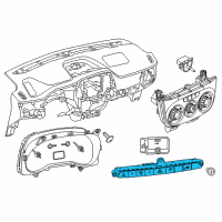 OEM 2017 Ram ProMaster City Switch-Instrument Panel Diagram - 5ZA62LXHAA