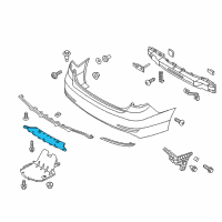 OEM 2017 Hyundai Sonata Cover-Rear Bumper Under Center Diagram - 86697-C2000