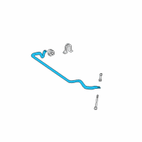 OEM 2004 Ford F-150 Stabilizer Bar Diagram - XL3Z-5482-DA