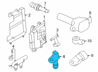 OEM Toyota GR86 Crankshaft Sensor Diagram - SU003-08422