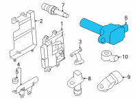 OEM Toyota GR86 Ignition Coil Diagram - SU003-08423