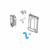 OEM 2008 Dodge Durango Hose-Radiator Outlet Diagram - 52028985AD