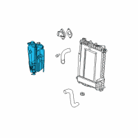 OEM 2009 Dodge Durango Bottle-COOLANT Recovery Diagram - 68020935AE