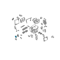 OEM 2008 Nissan 350Z Mode Actuator Assembly Diagram - 27731-JN60A