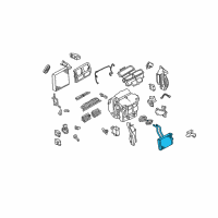 OEM 2007 Nissan Murano Core Assy-Front Heater Diagram - 27140-CA000