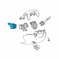 OEM 2020 Cadillac XT5 Signal Switch Diagram - 84614549