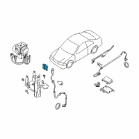 OEM 2004 Infiniti I35 Relay Assy-Actuator Diagram - 47605-5Y800