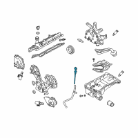 OEM Infiniti M45 Oil Level Gauge Diagram - 11140-CL70A